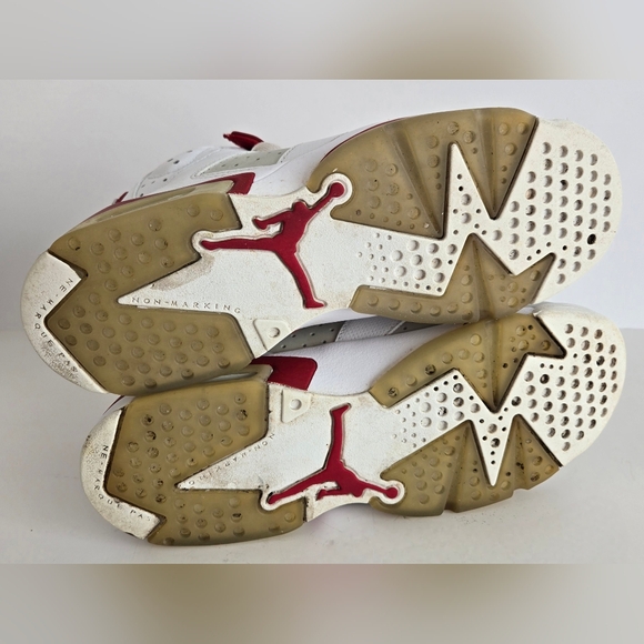 Air Jordan Retro 6 VI “Alternate‎ Hare” Gym Red (384665-113) 2016 US Size 7Y - Picture 9 of 10